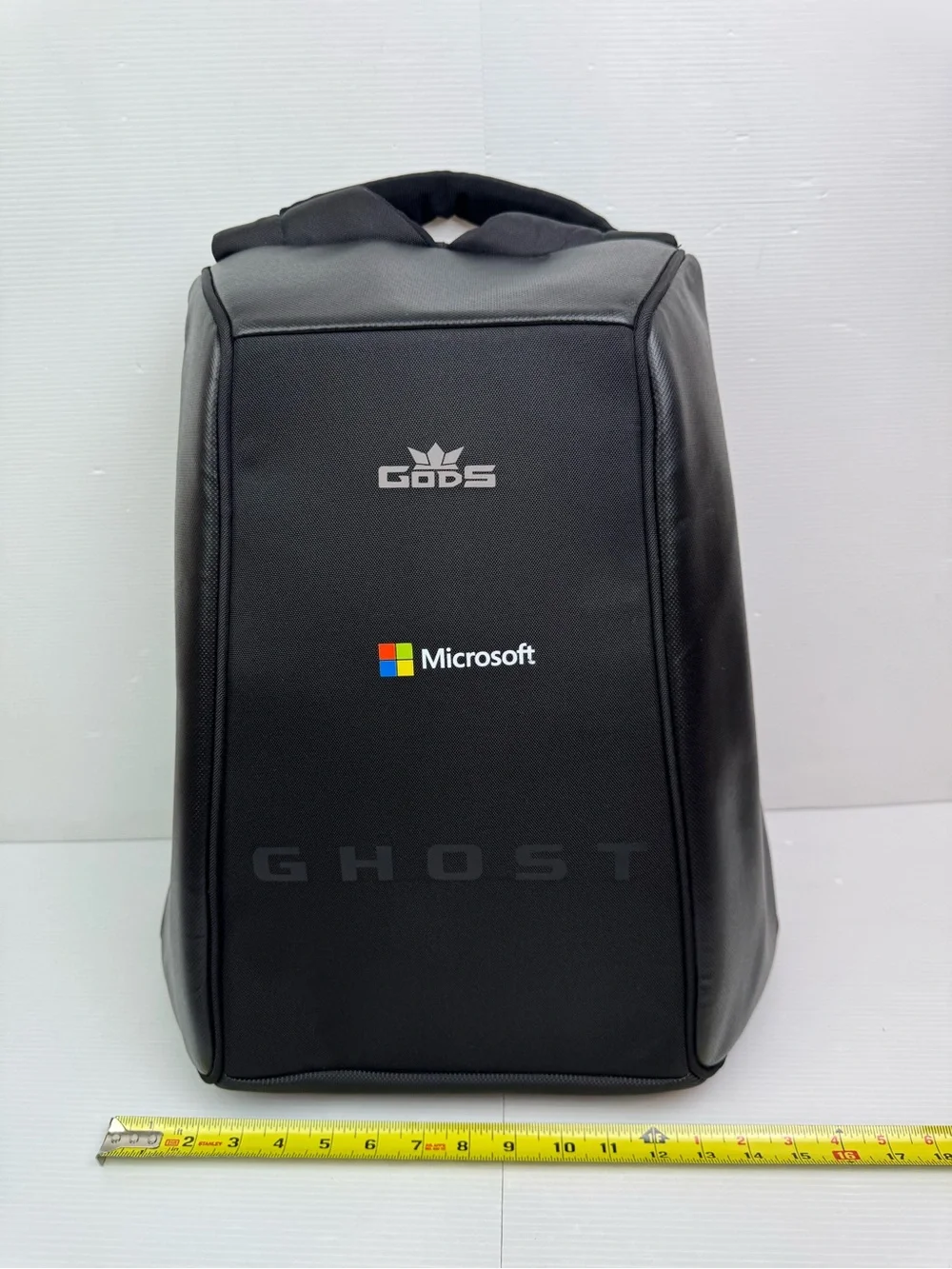 Gods Ghost Anti-Theft Backpack Microsoft Logo Black Tech Laptop Travel Logo Bag